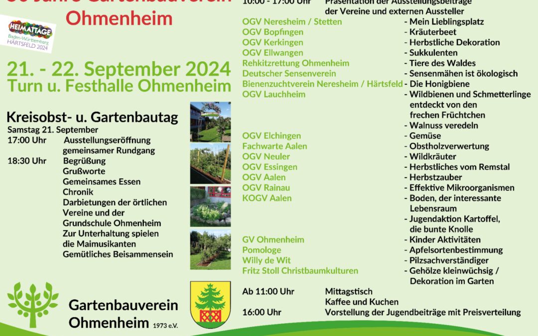 50 Jahre Gartenbauverein Ohmenheim